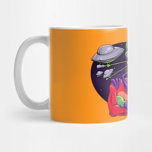 Alien vs COVID-19 Mug